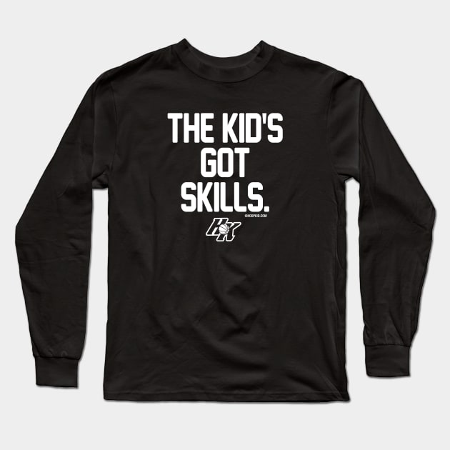 THE KID'S GOT SKILLS Long Sleeve T-Shirt by TABRON PUBLISHING